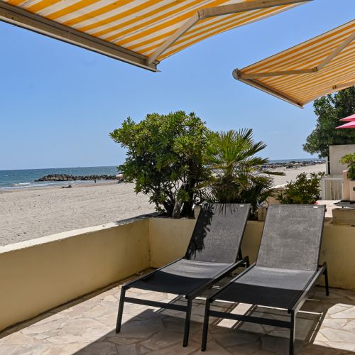 La terrasse privée de 30 m2